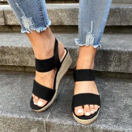 Casual Solid Round Toe Women’s Wedge Heels