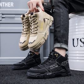 Autumn fashion work clothing Casual boots for men