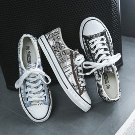 Low fashion board shoes Casual all-match cloth shoes