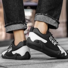 Breathable spring peas shoes mesh fashion shoes for men