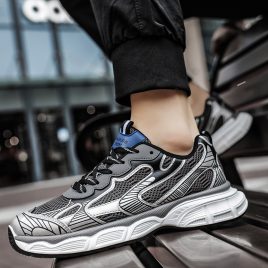 Thick crust spring Casual shoes fashion mesh Sports shoes
