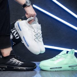 Mesh couples outdoor sports breathable summer shoes for men