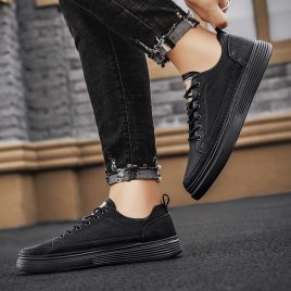Autumn and winter board shoes leather shoes for men