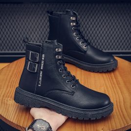 Retro high-heeled martin boots fashion frenum boots