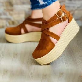 Roman Style Closed Toe Chunky Soles Sandals