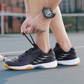 Feather tennis shoes rubber soles shoes for men